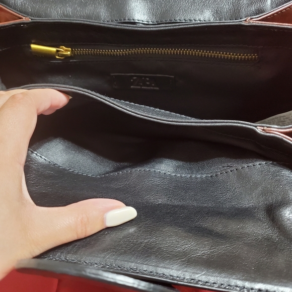 Zara LEATHER CITY BRIEFCASE LIMITED EDITION - Picture 10 of 12